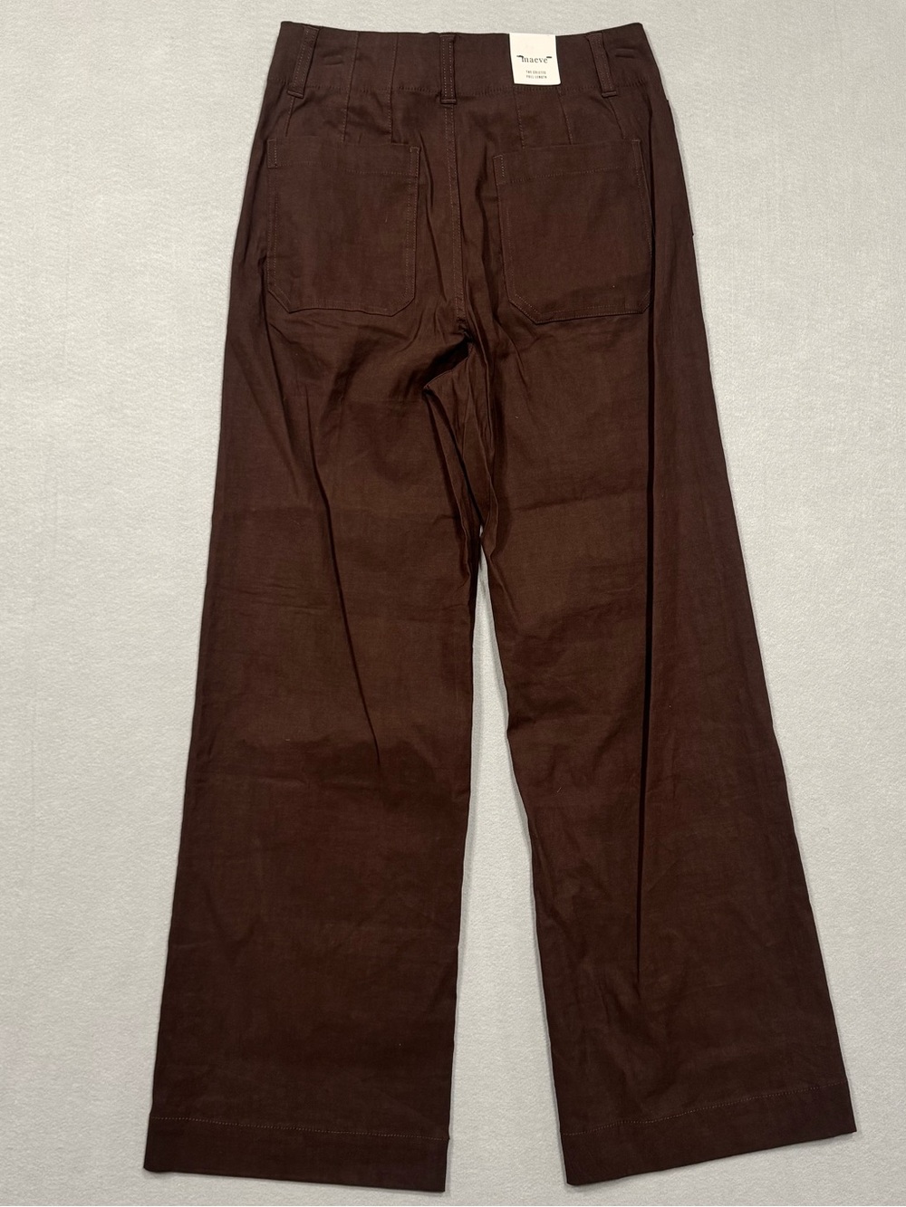 Anthropologie Maeve Colette High-Rise Wide-Leg Full-Length Pants in Magic Fabric - Picture 7 of 10